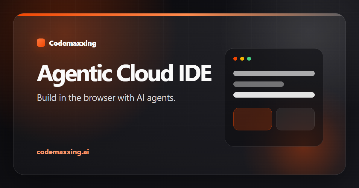 Emax Ide Coding Codemaxxing — Cloud IDE